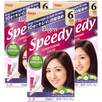 Bigen Speedy Conditioning Color Kit: 6 Medium Brown - 3 Pack