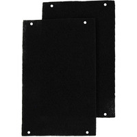 2 Pack Replacement Air Filters For Whirlpool Low Profile Microwave Oven - Activated Charcoal Filters For Over The Range Microwave Hood Models Wml55011Hs And Wml75011Hz