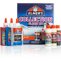 Elmer's Collection Slime Kit, Supplies Include Glow In The Dark Magical Liquid Slime Activator, Metallic Magical Liquid, Confetti Magical Liquid, Translucent Glue, Metallic Glue, Clear Glue, 6 Count