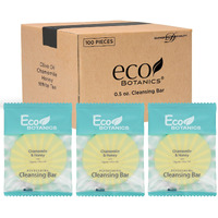 Eco Botanics Travel-Size Hotel Cleansing Bar Soap 0.5 Oz (Case Of 100)