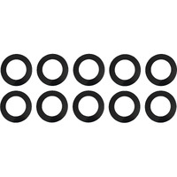 Plastic 4.25" Light Trim Goof Ring For 4" Inch Lighting Fixture Recessed Can (10, Black)