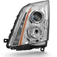 Acanii - For 2008-2014 Cadillac Cts Halogen Replacement Headlight Headlamp - Driver Side Only