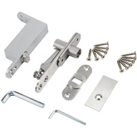 Ranbo Commercial/Home Self Closing Door Pivot Hinges Heavy Duty Hidden Hinges For Wood Doors 360 Degree Shaft Stainless Steel Invisible Pivot Hinge System (Regular)