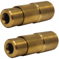 Jaco Bike Presta Valve Tire Air Chuck - 1/4" Npt (2 Pack) (Open Flow)