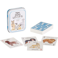 Ridley's Games: Dog Lovers Deck Of Playing Cards - 54 Unique Hand-Illustrated Dog Playing Cards - Includes A Durable Storage Tin For Easy Travel - Makes A Unique Gift Idea