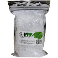 Mak Menthol Crystal 8 Oz - Pure Organic 100% Natural - Menthol Crystals From Mint Crystal Mints Mentha Arvensis - Comes In Resealable Standup Bag For Long-Lasting Freshness