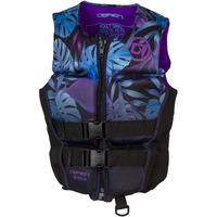 O'Brien Women's Flex V-Back Life Jacket, Purple, Small