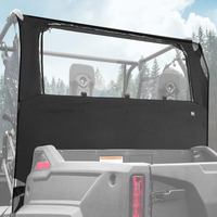 Kemimoto Utv Rear/Mid Panel With Open Window Compatible With Pioneer 700 And Pioneer 700 4P 2014-2024 Replace 0Sr95-Hl3-211A, Fabric Rear Panel Fit For Soft/Hard Roof