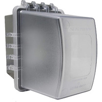 Sealproof 1-Gang Weatherproof In Use Outdoor Outlet Extra Deep Cover | Lockable, Ul Extra Duty Compliant, 18 Configurations, Polycarbonate