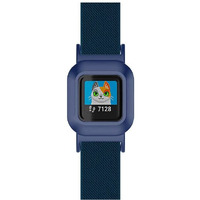 C2D Joy Stretchy Loop Nylon Strap Compatible With Garmin Vivofit Jr 3 Bands Watch Adjustable Elastic Sport Wristband - Midnight Blue