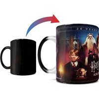 Morphing Mugs Harry Potter And The Sorcerer's Stone 20Th Anniversary - One 11 Oz Color Changing Ceramic Mug - Image Revealed When Hot Liquid Is Added!
