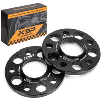 Ksp 5X112 To 5X112 Wheel Spacers For Mercedes-Benz, 12Mm Hubcentric Wheel Spacer For W204 W208 W209 W216 C300 C350 C63 Amg, Forged 5 Lug Tuning Spacer With 66.56Mm Hub Bore, 6061T6 Aluminum Black 2Pc