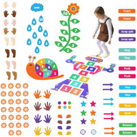Sensory Path Decals For Floor & Wall | 173 Educational And Interactive Stickers For Kids | Sensory Walk Decals | Sensory Stimulation Decals | Floor Decals | Classroom Floor Stickers | Hallway Decals