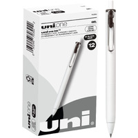 Uniball Gel Pen 12 Pack, 0.38Mm Ultra Micro Black Ink, Smooth Writing Office Supplies