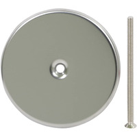 Supply Giant Wall Cleanout Cover Plate, 4-Inch, Stainless Steel