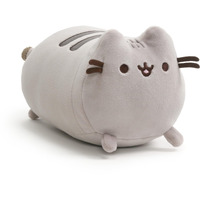 Gund Pusheen The Cat Squisheen Log Plush, Squishy Stuffed Animal For Ages 8 And Up, Gray, 6