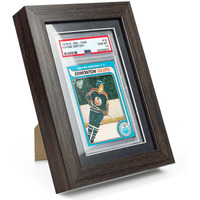 Tutata Psa Graded Card Display Frame, Walnut Frame For Psa Card, Sport Card Display Case