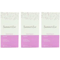 Summer's Eve Feminine Douche, Island Splash, 4 Ct. 4.5 Oz. (Pack Of 3)