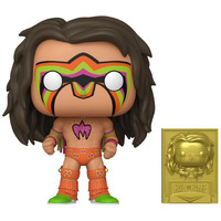 Pop! Wwe: Ultimate Warrior With Plaque (Gamestop Exclusive)
