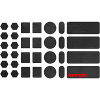 Pulsar Gaming Gears Supergrip Pre-Cut 1 Universal Griptape Pre-Laminated Sweat Absorbing High Performance Universal Anti Slip Mouse Grip Tape Ultra-Thin 0.5Mm (0.02In)