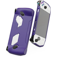 Skull & Co. Gripcase For Rog Ally: A Soft Protective Case With Textured Grips Full Protection And Stand, Shock-Absorption Non-Slip And Anti-Scratch Cover Design - Galactic Purple