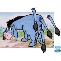 Unbala Winnie Party Games Pin The Tail Game For 20 Kids Fun Baby Shower Games Pooh Birthday Supplies Party Decorations