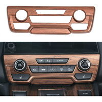 Antbooboo For Honda Crv Cr-V 2022 2021 2020 2019 2018 2017 Air Conditioning Knob Climate Control Module Panel Peach Wood Grain Center Console Cd Panel Cover Trim (Not Fit For Lx)