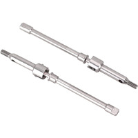 Injora Steel 4Mm Extended Dogbone Axle Shaft For Injora Scx24 Aluminum Axles Replacement(Front)