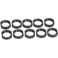 Gotical 5/8-24 Black Steel 308 Jam Nut, 7.62, 300 (Ten Pieces)