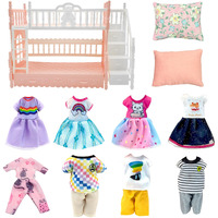 Doll Clothes And Accessories For Chelsea Dolls, Clothes Dress Pajamas Random In 6, Mini Supplies, Bunk Bed, Girls Granddaughter Gifts