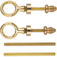 Swing Cheval Mirror Mounting Support Set | Adjustable Mirror Mounting Hardware | Hinge Bolt For Swivel Mirror | Cabinet, Dresser, Vanity Hardware | Ua-751-Mpb