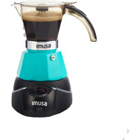 Imusa 2 Or 3 Cup Electric Espresso Maker With Detachable Base, Teal