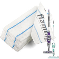 Flammi Semi-Disposable Microfiber Mop Pads Compatible With Shark S1000 S1000A S3250 S3251 S3101 Sk410 Sk435Co Sk460 Sk140 Sk141, 30 Pack