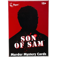 Regal Games - Son Of Sam - Murder Mystery Card Game - For Holidays, Game Nights, And Parties - 5X 2 Card Size - 54 Count - Up To 26 Players, Ages 12+