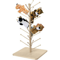 Marvel - Mtc-501 Education Wooden Puppet Tree, Stand Holds 26 Puppets