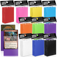 1000Ct Trading Card Sleeves Perfect Fit Mtg Matte Sleeves, Soft Sports Card Protector For Photocard, Standard Tcg Card Sleeves Fit For Mtg 66 * 91 Mm
