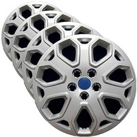 Premium Replica Hubcap Set - Replacement For Ford Focus 2012-2014 - Replacement 16-Inch Wheel Cover (4 Pieces)