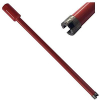 1/2" Wet Drill Core Bits For Concrete And Hard Masonry, 10Mm Segment Height, 12" Drilling Depth, 5/8"-11 Arbor, Wet Only