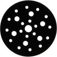 3M Hookit Clean Sanding Disc Pad Hook Saver, 6' With 3/4' Center Hole, 25 Holes, Hook And Loop Attachment - For Use On Vacuum Sanders - 20445, (Pack Of 5)