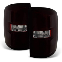 Acanii - For Red Smoke 2014 2015 2016 2017 2018 Gmc Sierra 1500 Tail Lights Brake Lamps Left+Right