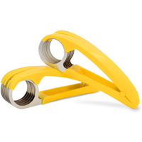 Firekylin Banana Slicer,Abs + Stainless Steel Fruit And Vegetable Salad Peeler Cutter Kitchen Tools For Banana, Strawberry,Grape(2 Pcs)