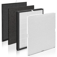 [Odor Remover] Minusa2 Filters Replacement Kit Compatible With Rabbit Air Filter Replacement Minusa2, Spa-700A Spa-780A Spa-780N 1 H13 Hepa 1 Odor Remover 1 Activated Carbon And 1 Pre-Filter, 4-Pack