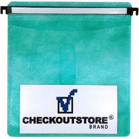Checkoutstore (100) Cd Double-Sided Refill Plastic Hanging Sleeve (Green)