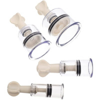 4Pcs Nipple Sucker Inverted Nipples Corrector Women Breast Suction Cup For Flat Nipples Breastfeeding Female Supplies