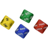 Didax Educational Resources Jumbo Place Value Dice Set (4 Pack)