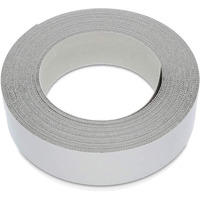 Edge Supply Dark Grey Melamine 13/16 Inch X 25 Ft Roll Edge Banding - Pre-Glued Flexible Edging - Easy Application Iron-On Edging For Cabinet Repairs, Furniture Restoration