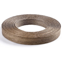 Moligou Walnut Wood Veneer Roll, 3/450 Plywood Edge Banding Strips, Flexible Veneer Edging With Adhesive Back