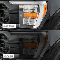 Slickmod Precut Vinyl Smoke Tint For 2021-2023 Ford F150 Headlight (20% Dark Smoke, 1. Headlight)