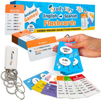 500+ Spanish Flash Cards For Adults And Kids- 270 Spanish Verb Conjugation, Nouns, Adjectives & Phrase For Beginners To Intermediate, Vocabulary Cards Language Games & Spanish Practice Cards