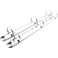 Shuokecrafts 2Pcs Metal Standard Letter Size Notebook 3-Ring Binder Mechanism Replacement Kit,3 O Rings,Loose Leaf Binding Spines Combs For Personal Organizers Planners (Silver)